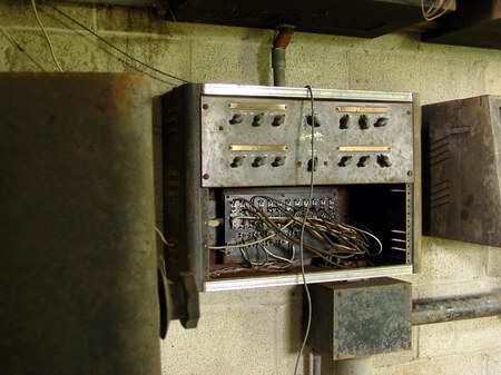 Maple City Drive-In Theatre - Sound Equip - Photo From Water Winter Wonderland (newer photo)